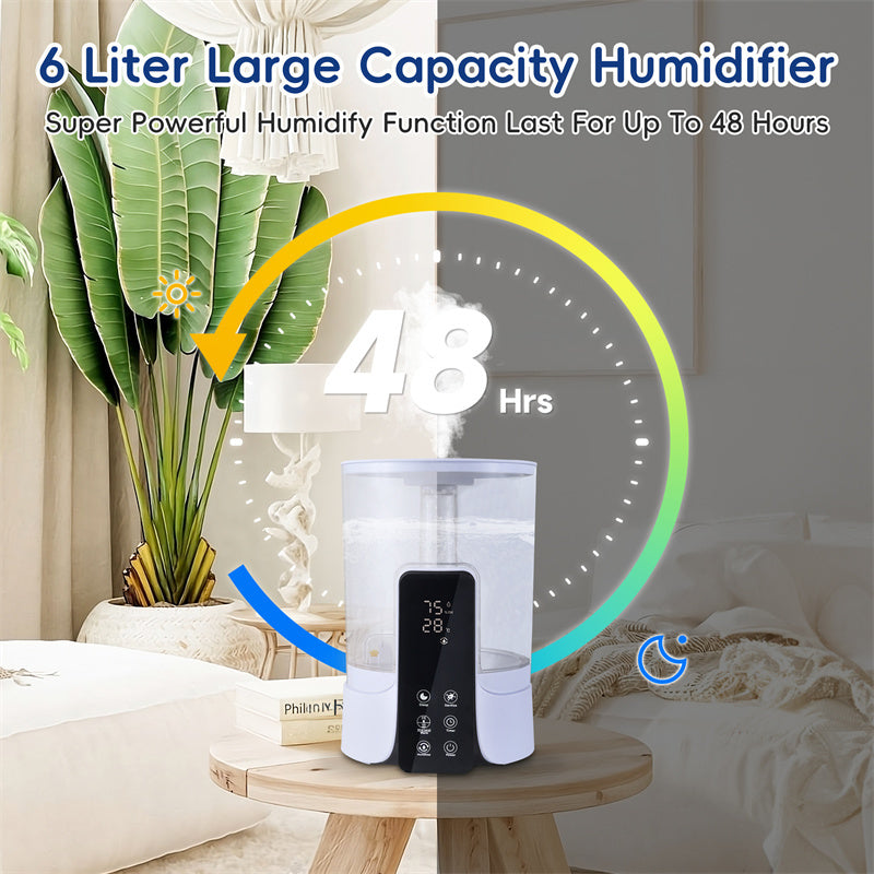 6L Large Humidifier with UV & Remote