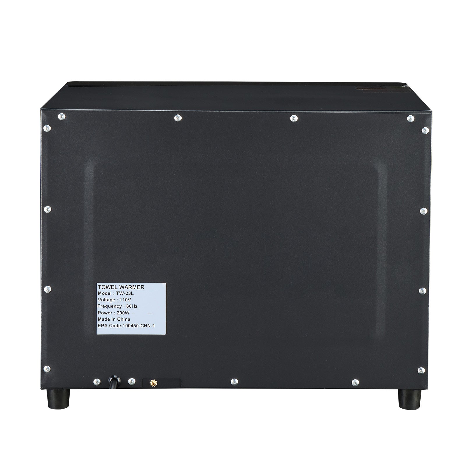110V 23L Towel Sterilizer Black ABS