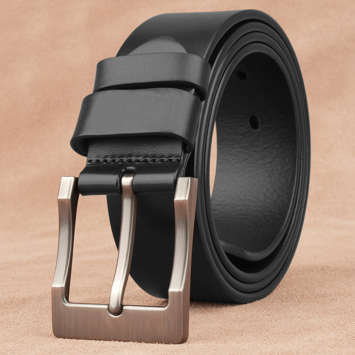 Ceinture décontractée à boucle ardillon pour homme