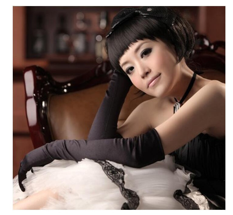 Gants de mariée en satin