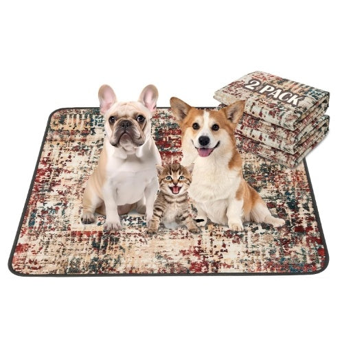 Qeils 36x41 Washable Dog Pee Pads (2Pk)