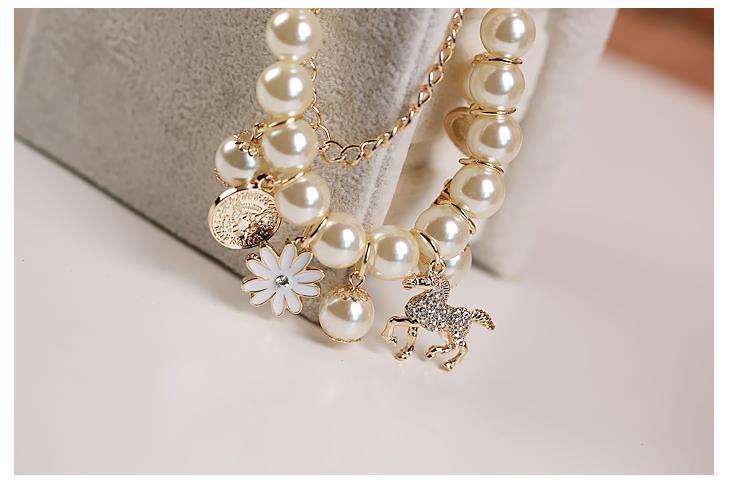 Pearl Flower Bracelet for Women