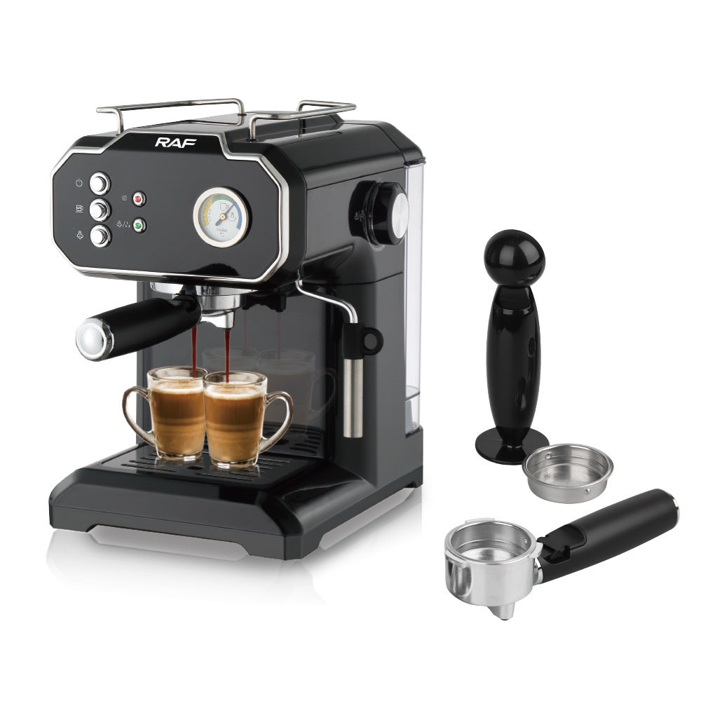 Compact Semi-Auto Steam Coffee Machine