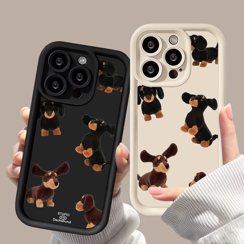 Cream Dachshund Dog Phone Case
