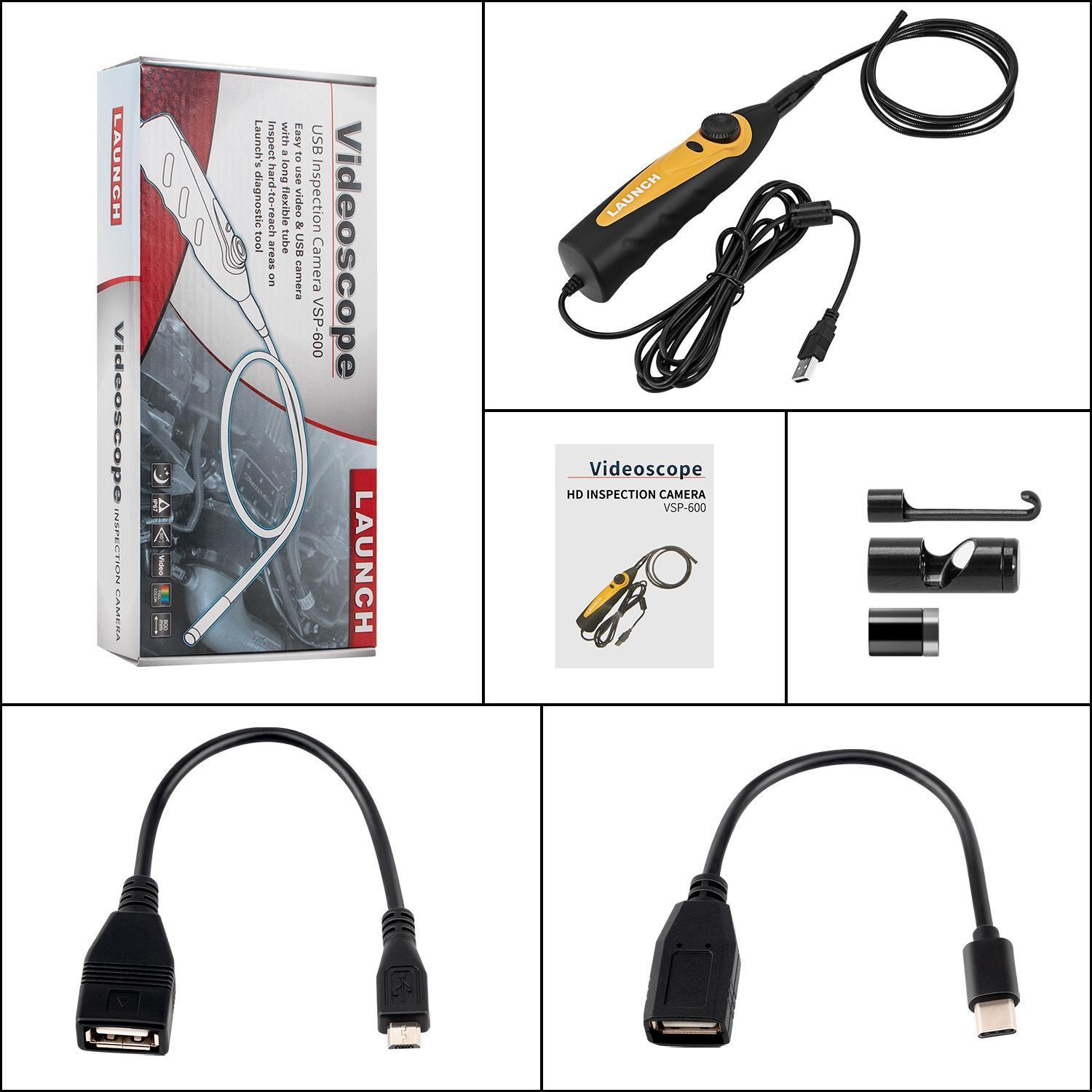 X431 VSP600 HD Waterproof Video Endoscope