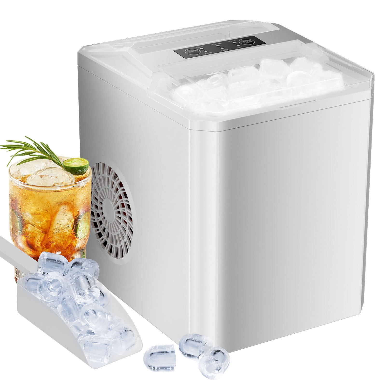 Ice Maker Self-Cleaning Portable