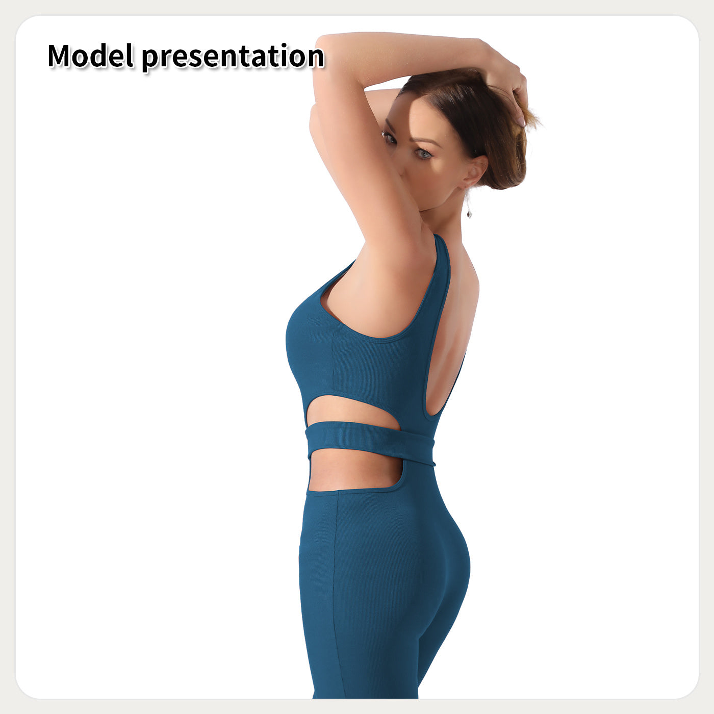 Combinaison élégante en polyester pour femme