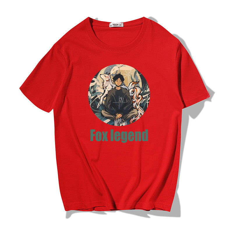 T-shirt ample d'été en coton pour homme