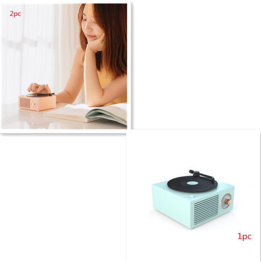 Mini Retro Bluetooth Phonograph Speaker