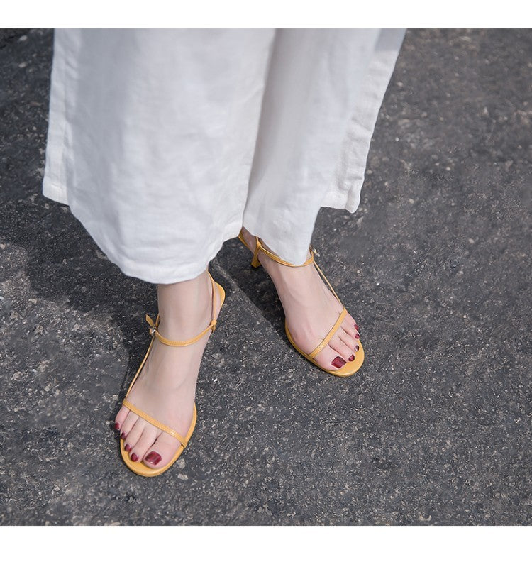 New Round Peep-Toe Sandals for Women