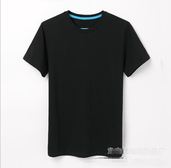 T-shirt à manches courtes en pur coton CVC pour homme