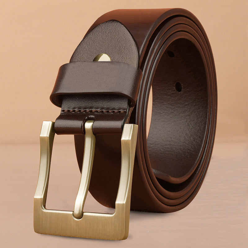 Ceinture décontractée à boucle ardillon pour homme