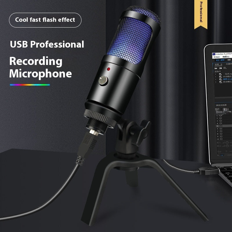 RGB Condenser Mic for PC & Streaming