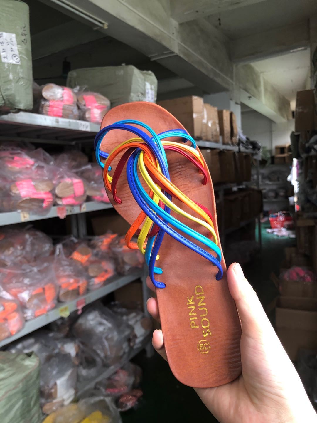 Women’s Colorful Rainbow Sandals