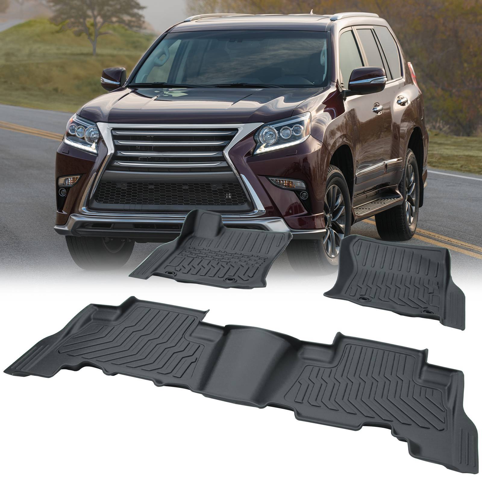 TPE Rubber Car Floor Mats For GX460 & 4Runner