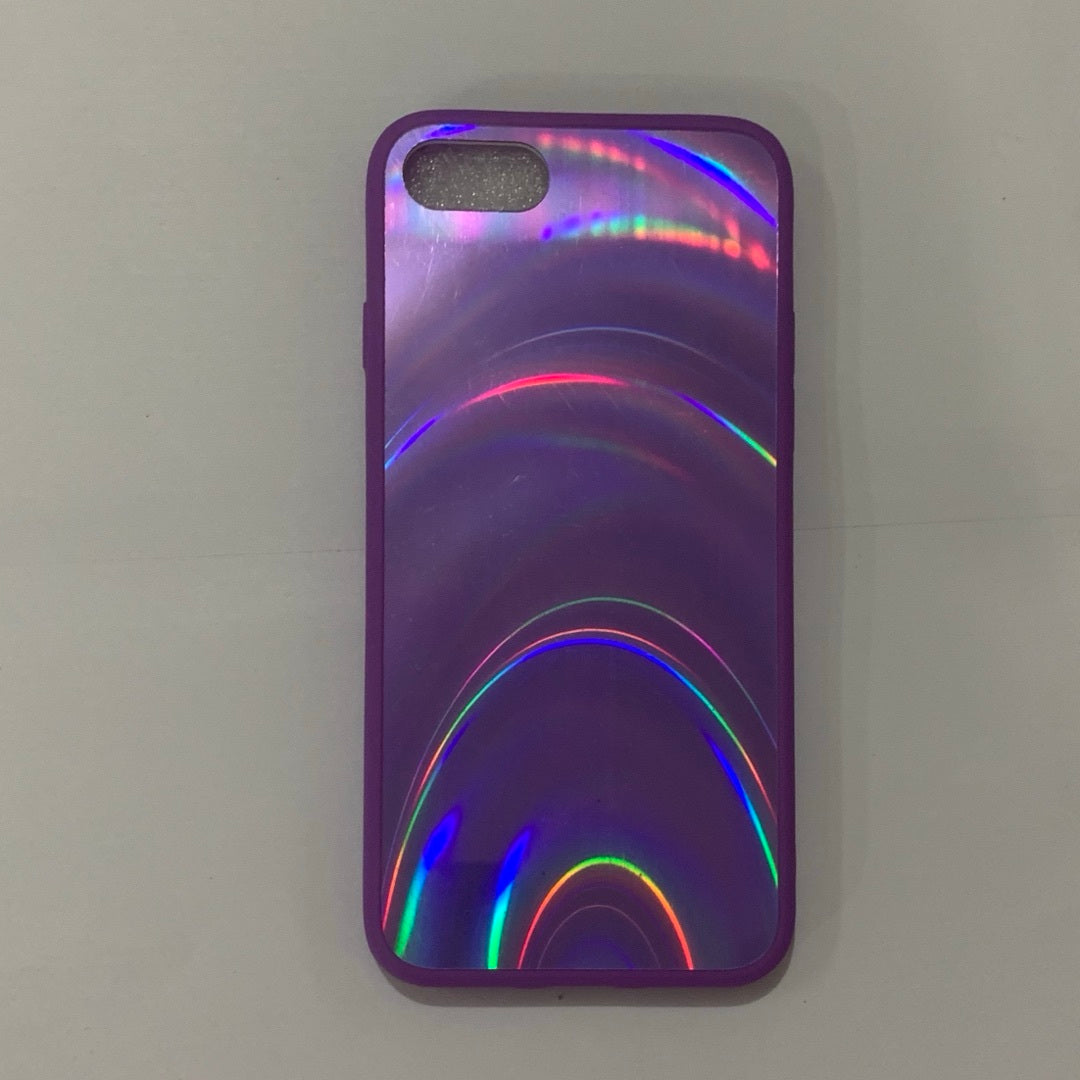 Coque de téléphone miroir arc-en-ciel