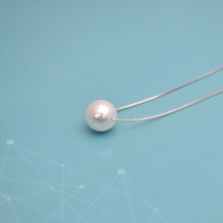 Elegant Hanging Pearl Necklace