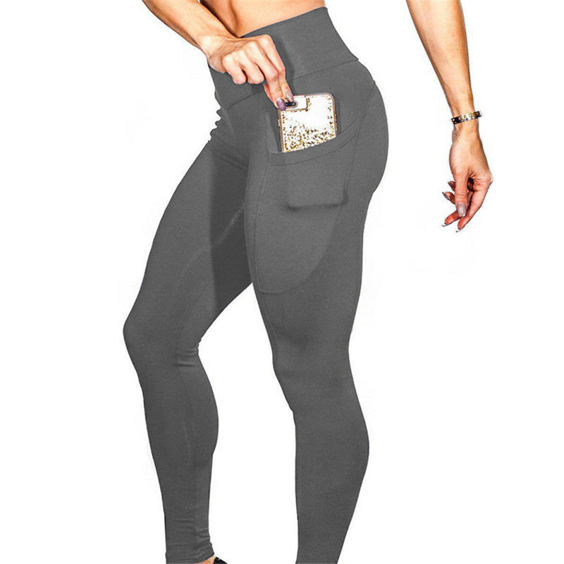 Leggings avec poche pour téléphone portable pour femme