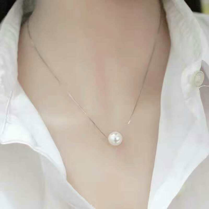 Elegant Hanging Pearl Necklace