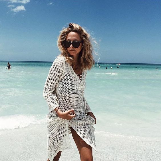 Vacation Bikini Coverup Skirt