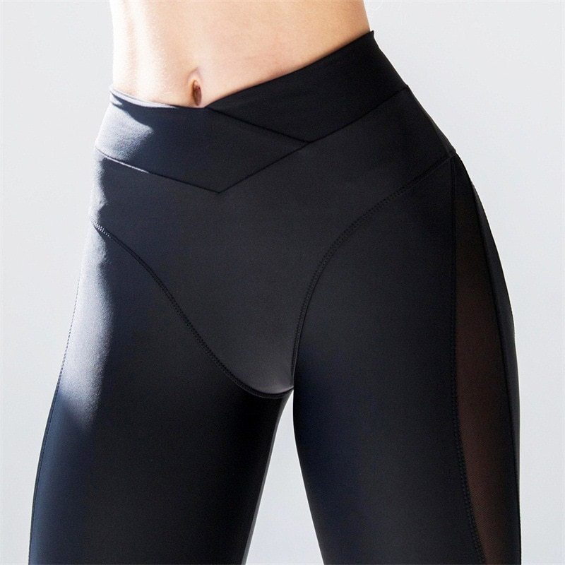 Leggings de yoga élastiques taille haute pour femmes