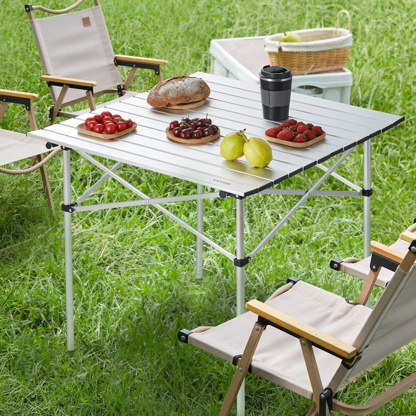 VEVOR Folding Aluminum Camping Table