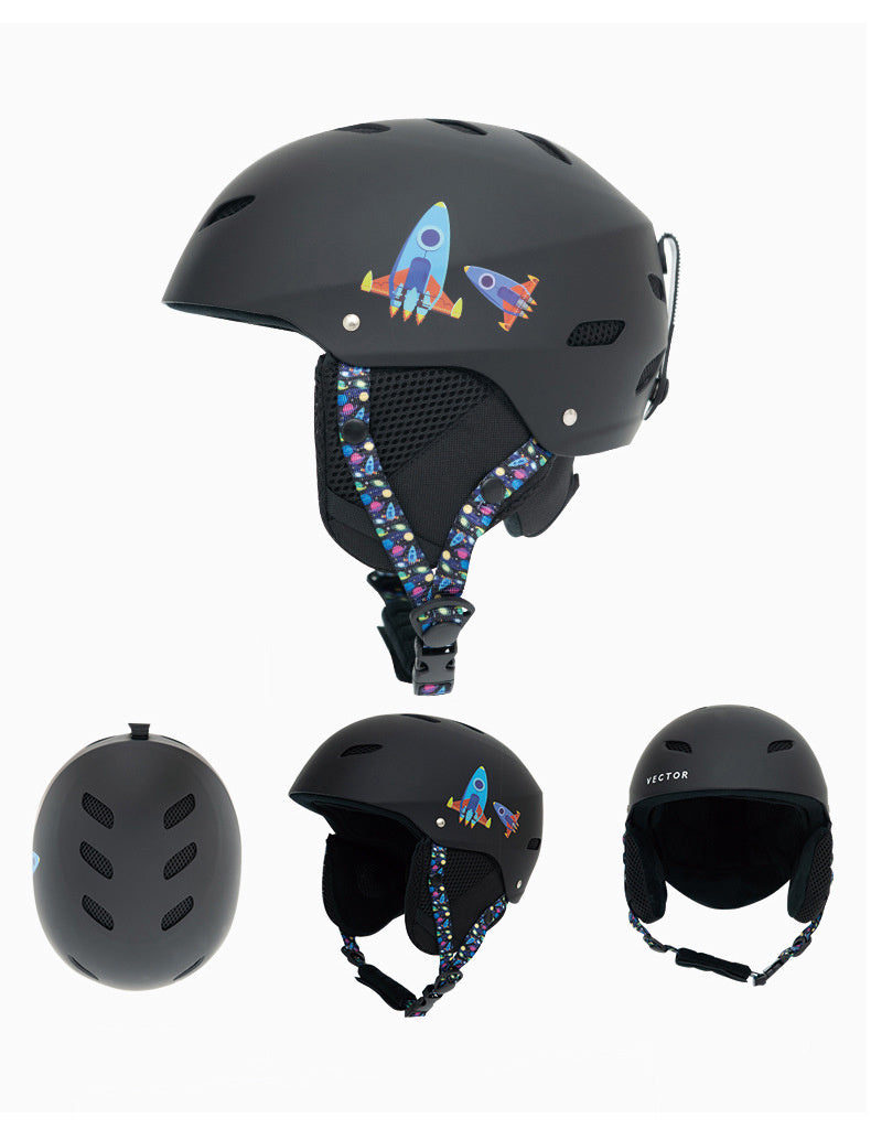 Casque de ski pour enfants – Équipement de sécurité pour sports de neige