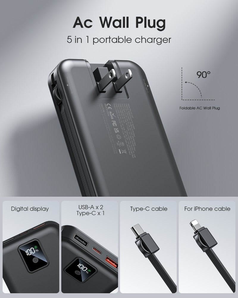 AC-02F High Capacity Power Bank