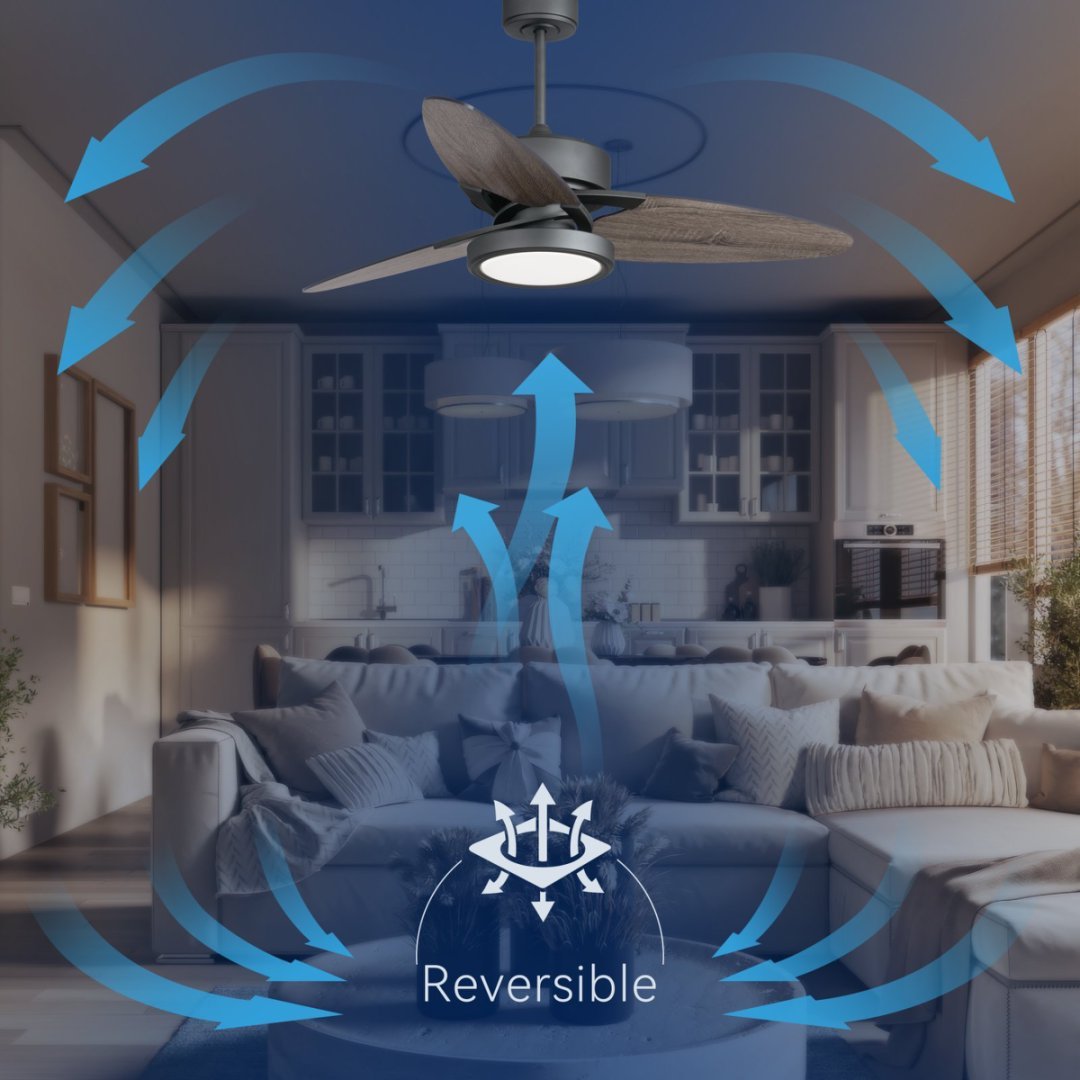 Light Pro 52" Smart Ceiling Fan LED