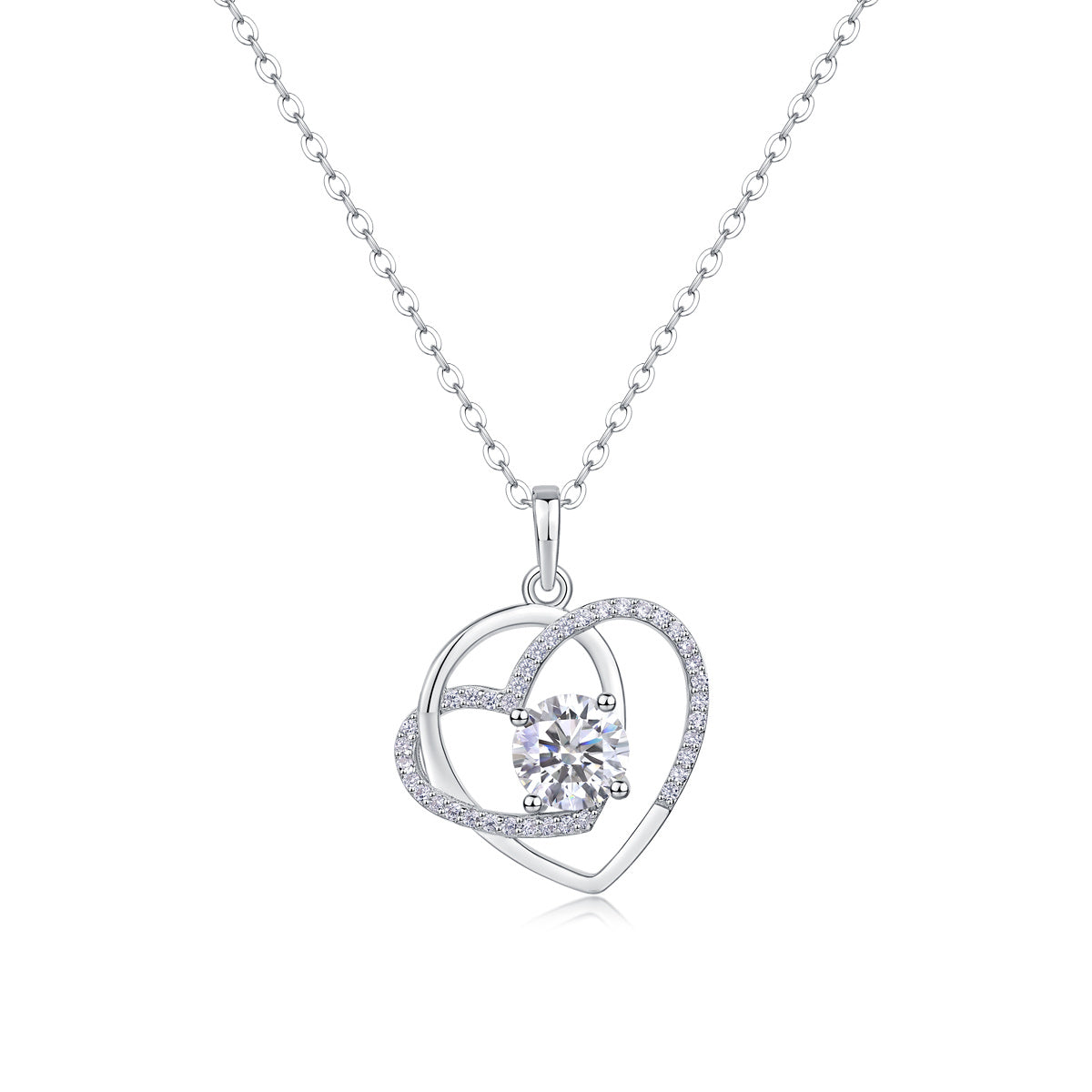 Heart To Heart Diamond Pendant Set