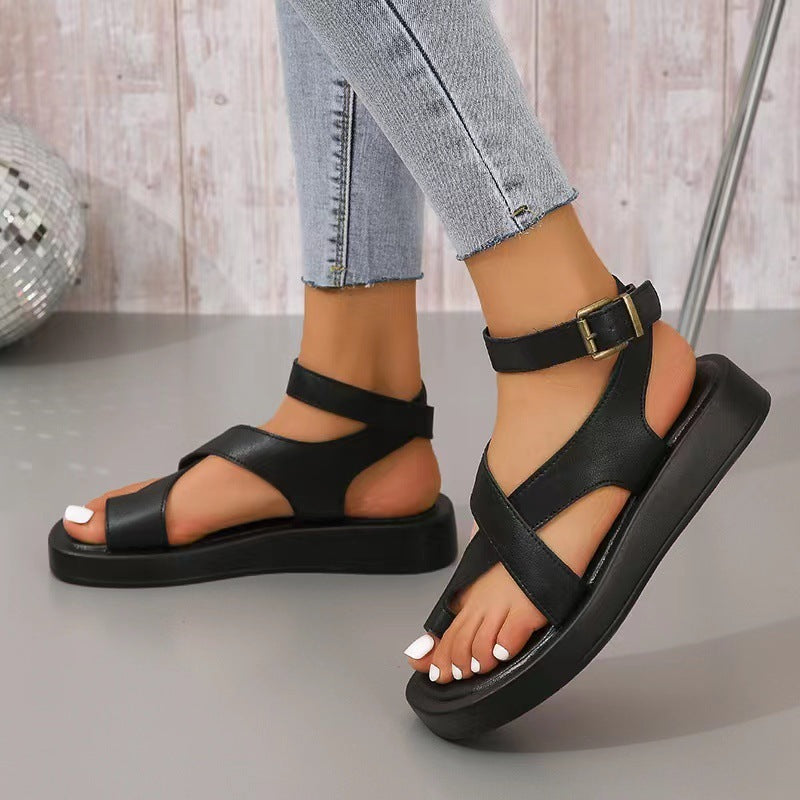 Casual Clip Toe Thick Sole Sandals