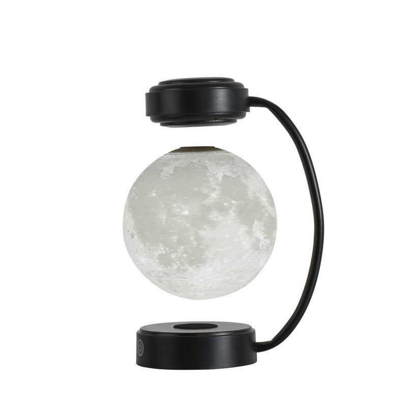 Lampe LED 3D en forme de lune en lévitation