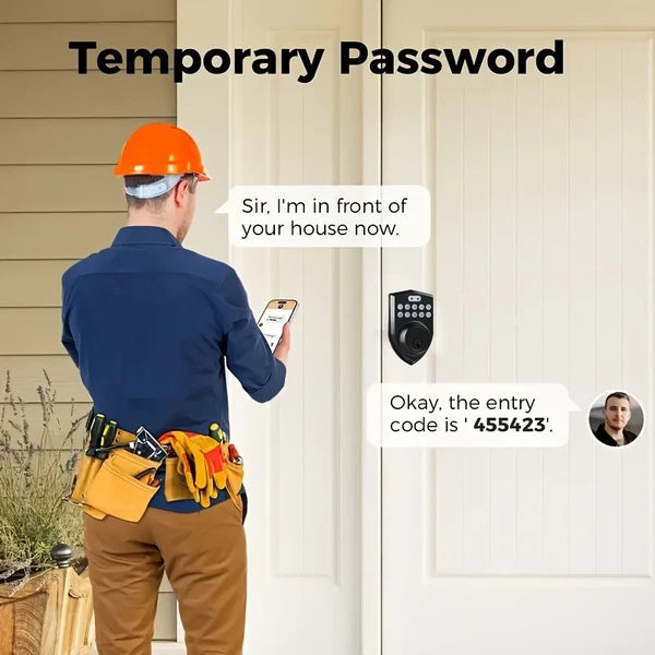 Tuya Smart Door Lock with App & Key