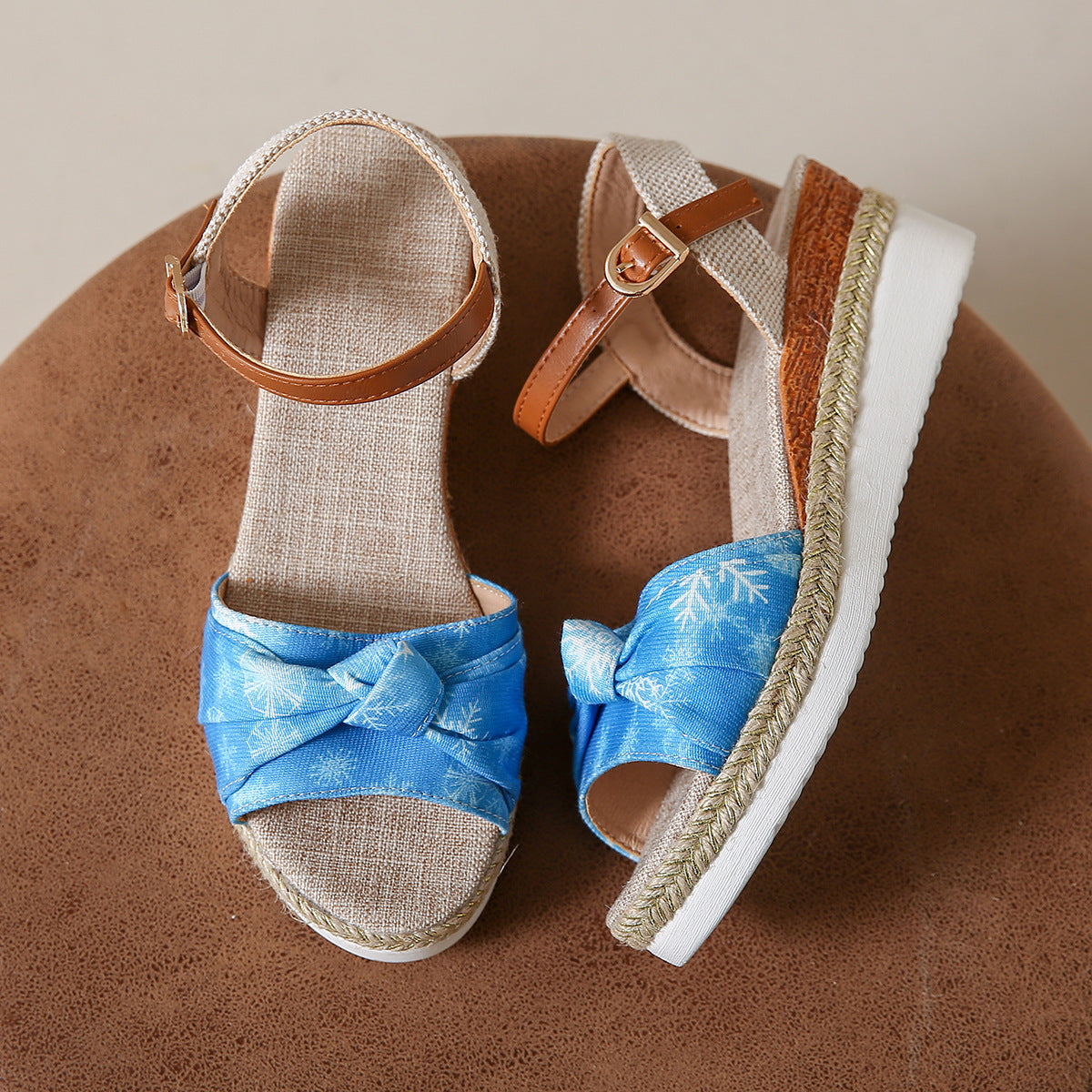 Bowknot Rope Buckle Sandals