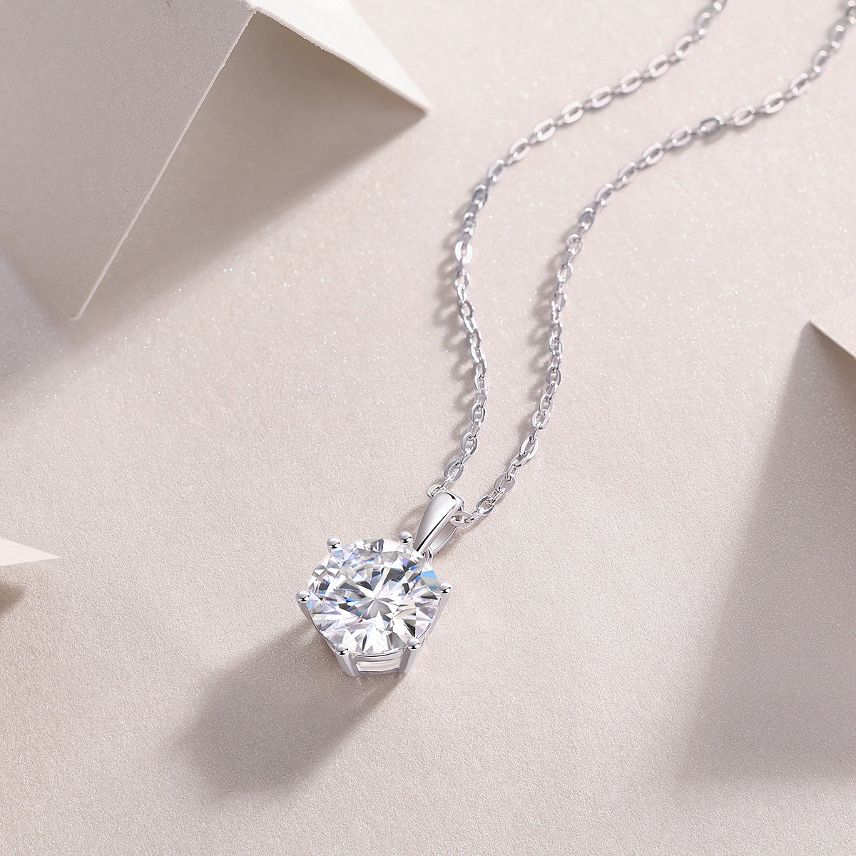 Refreshing Breeze Moissanite Necklace Set