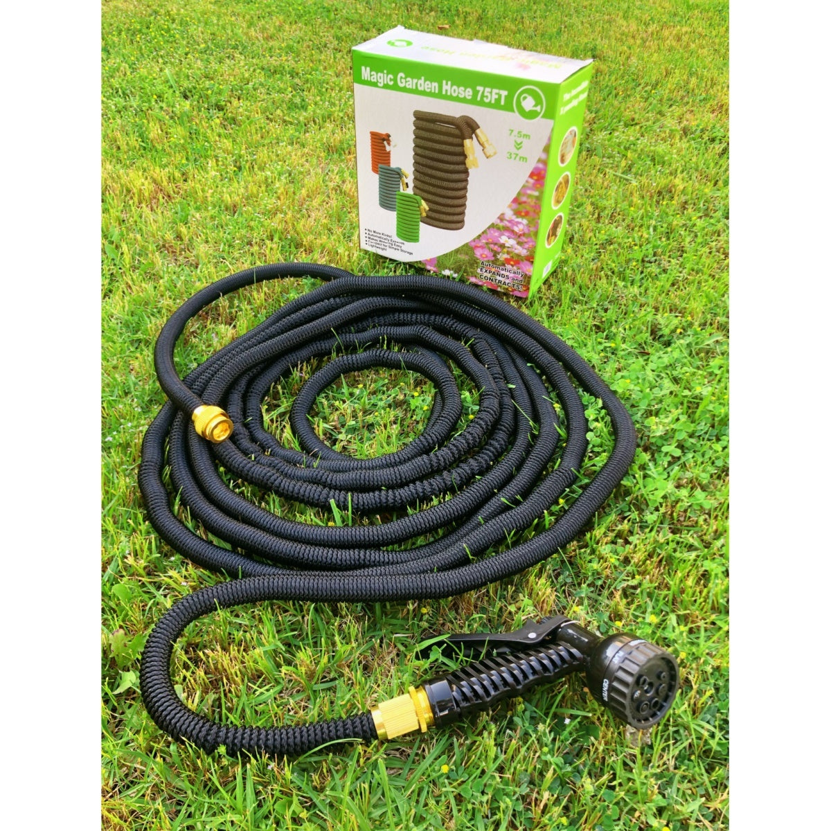 75FT Expandable Flexible Garden Hose Set