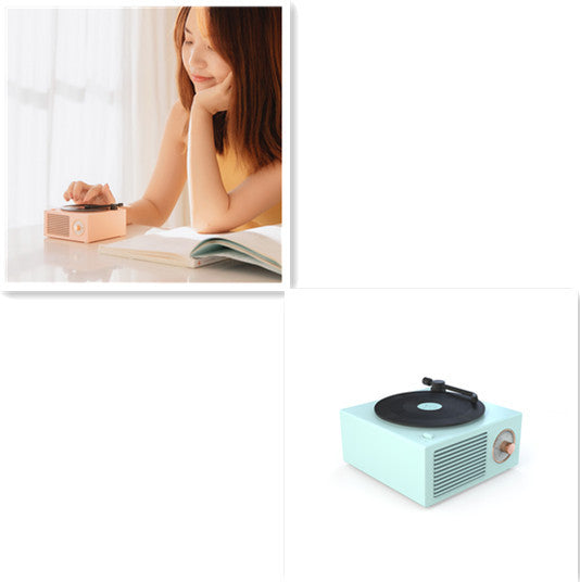 Mini Retro Bluetooth Phonograph Speaker
