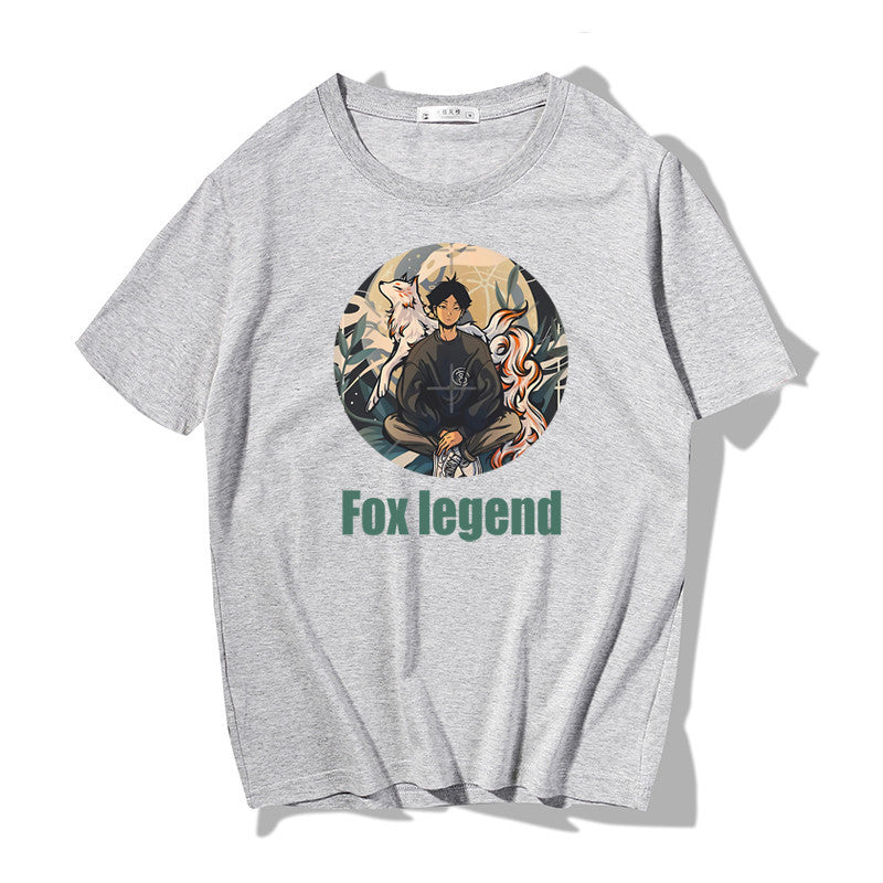 T-shirt ample d'été en coton pour homme