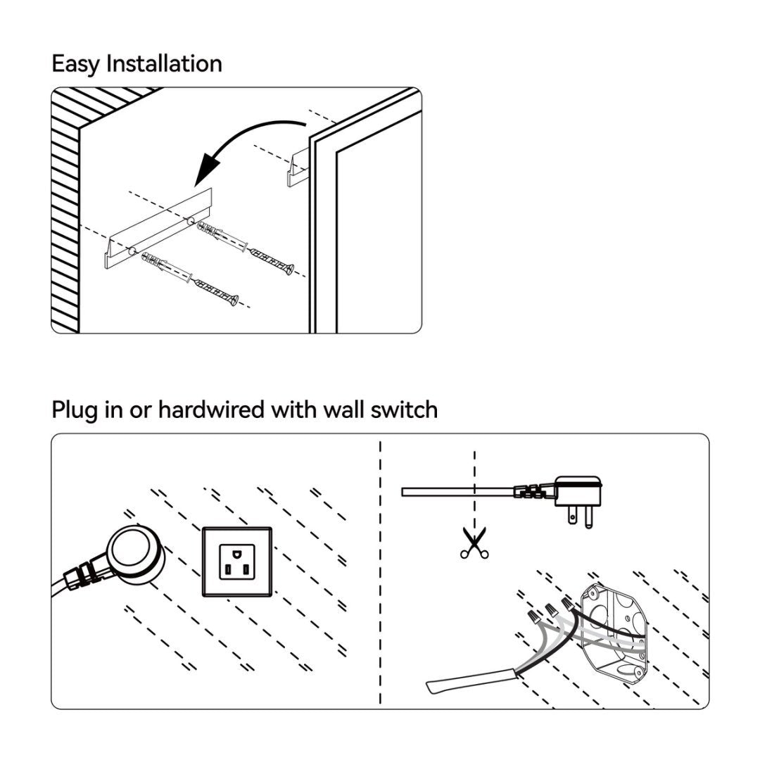 Modern LED Smart Bathroom Mirror