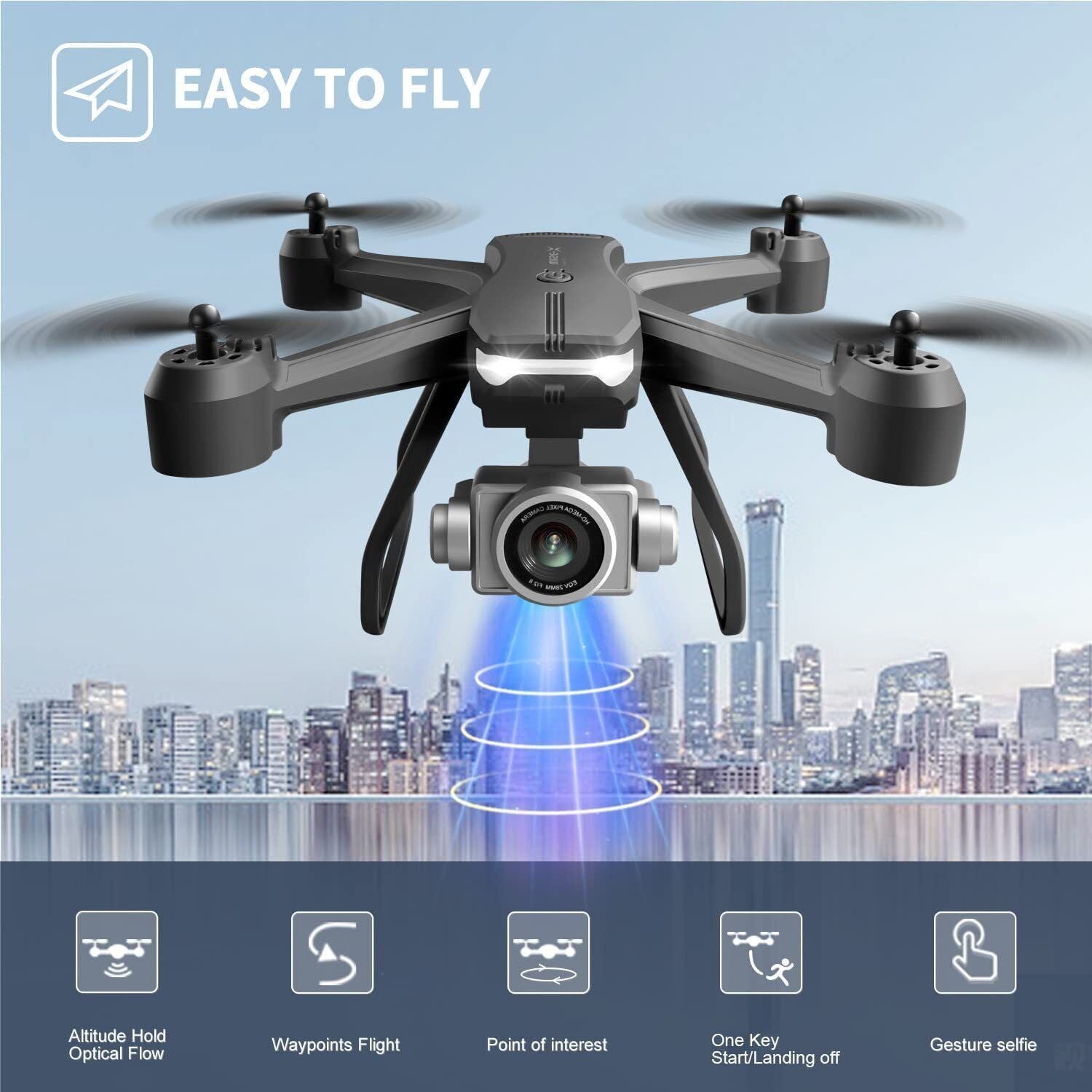 V14 Pro Drone 6K HD Dual Camera Wi-Fi FPV