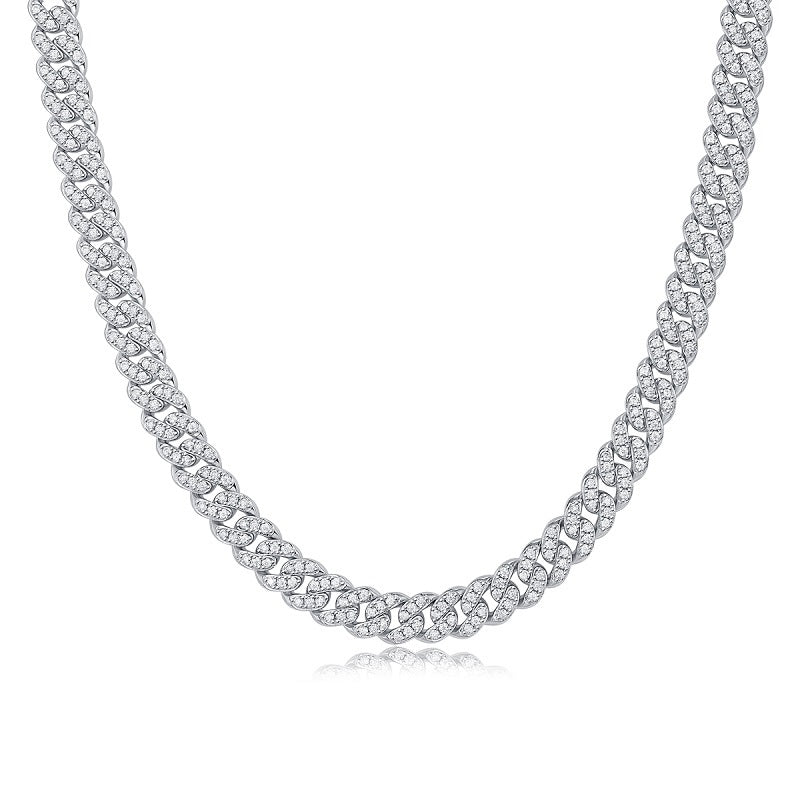 Life Convention Moissanite Silver Necklace