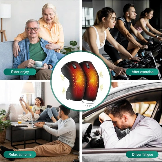 Heated Knee Massager Cordless Pad