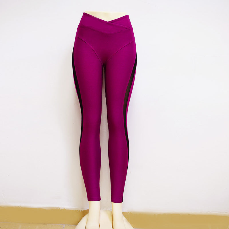 Leggings de yoga élastiques taille haute pour femmes