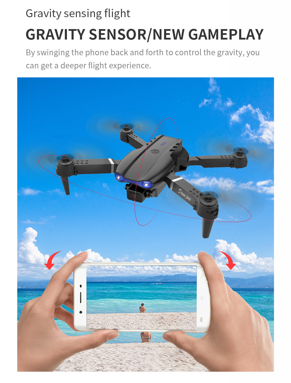 E99 Foldable Smart Camera Drone