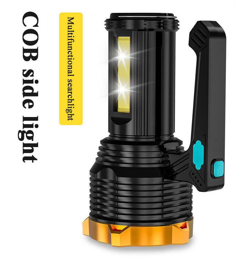 Rechargeable LED Flashlight, 8 Mode Searchlight