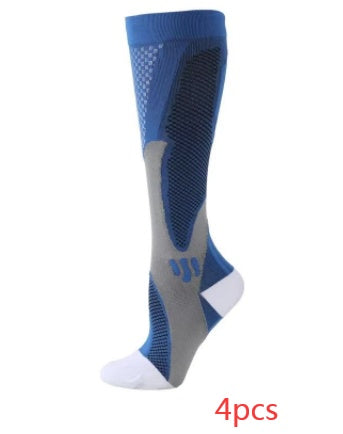 Chaussettes de compression élastiques pour le sport