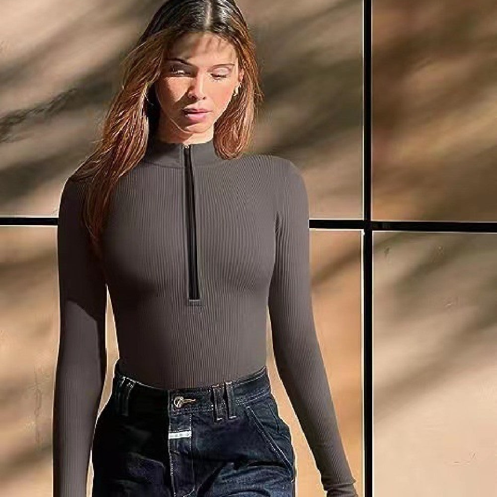 Combinaison-pantalon zippée coupe slim