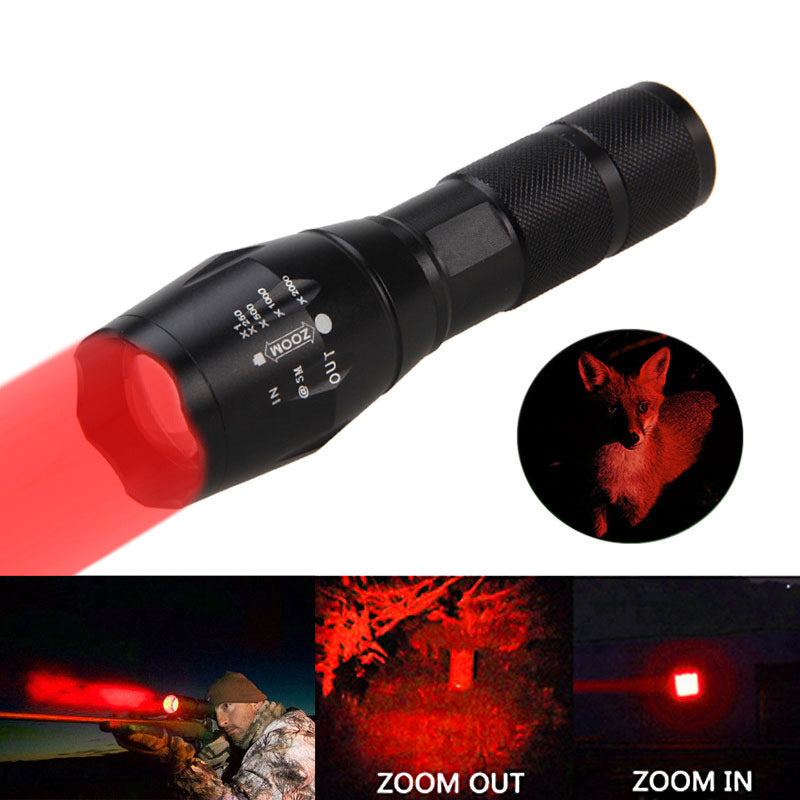 Portable Mini LED Zoom Flashlight Torch