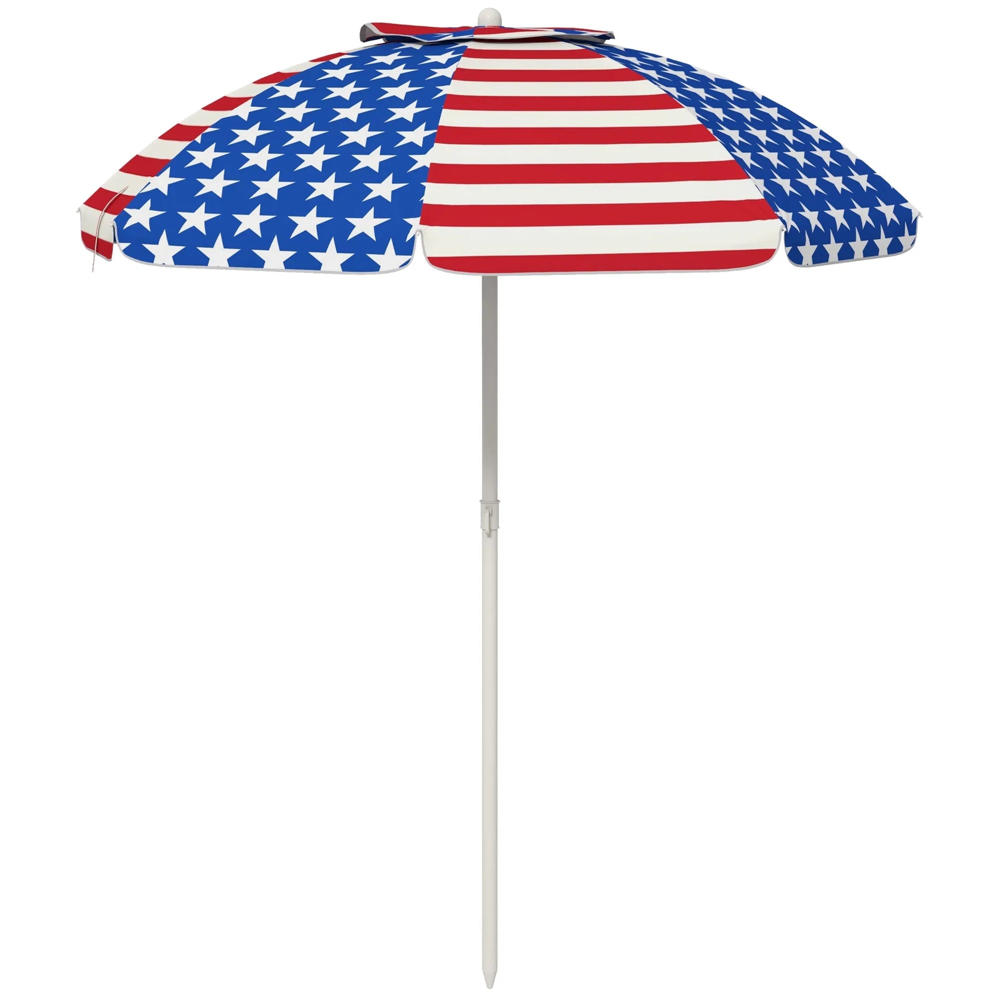 5.7' Travel Beach Umbrella – USA Flag
