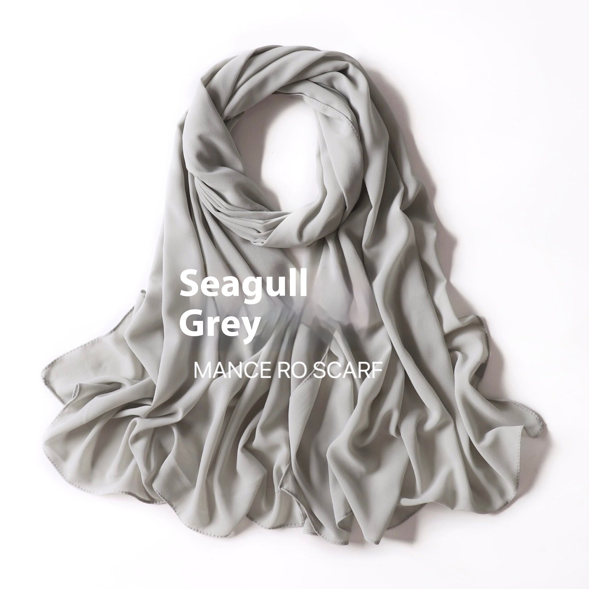 Pearl Chiffon Headscarf Veil Wrap